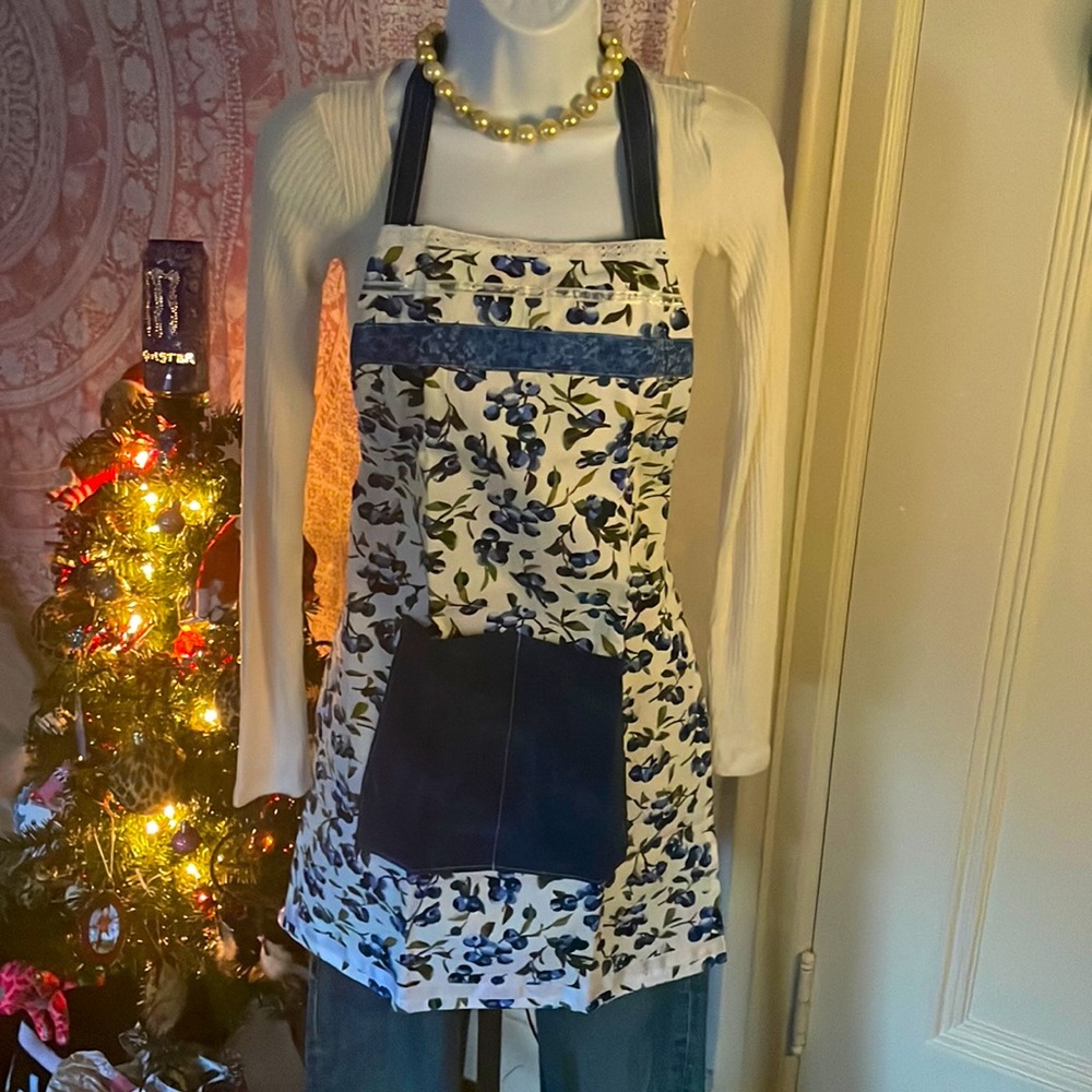 Handmade Blueberry Apron 🫐